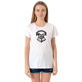 Tshirthane P21454S106 Bisiklet Yaka Beyaz Kadın T-shirt
