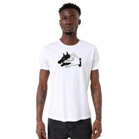 Tshirthane P21651S6393 Bisiklet Yaka Beyaz Erkek T-shirt
