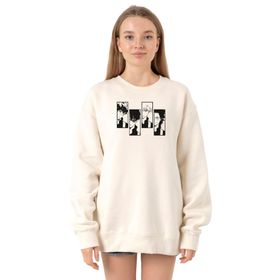 Tshirthane P22158S143 Ekru Kadın Sweatshirt