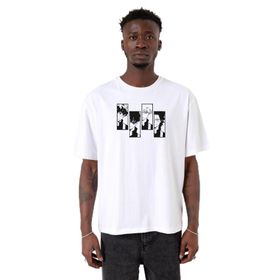 Tshirthane P22170S1680 Oversize Beyaz Erkek T-shirt