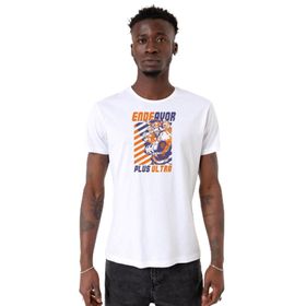 Tshirthane P22216S5537 Bisiklet Yaka Beyaz Erkek T-shirt