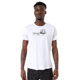 Tshirthane P22372S6895 Bisiklet Yaka Beyaz Erkek T-shirt