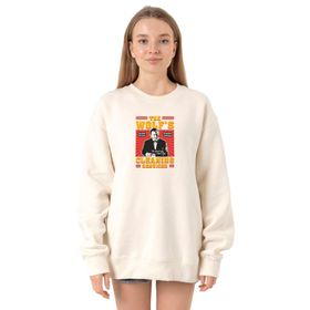 Tshirthane P22587S3674 Ekru Kadın Sweatshirt