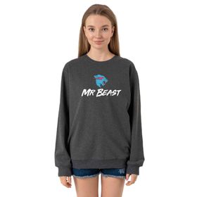Tshirthane P22827S4610 Füme Kadın Sweatshirt