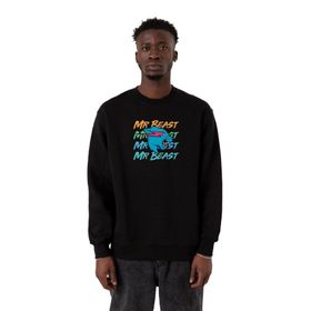 Tshirthane P22846S6845 Siyah Erkek Sweatshirt