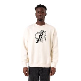 Tshirthane P23010S8966 Ekru Erkek Sweatshirt
