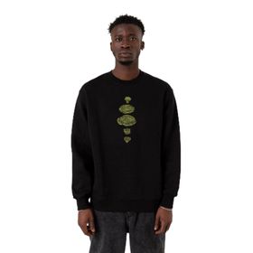 Tshirthane P23715S8794 Siyah Erkek Sweatshirt