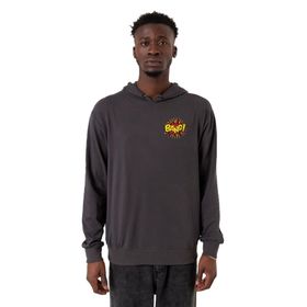 Tshirthane P23729S1398 Big Bang Theory Bang Logo Füme 2 ip Kapüşonlu Erkek Sweatshirt