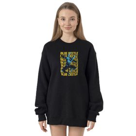 Tshirthane P23820S7341 Siyah Kadın Sweatshirt