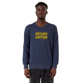 Tshirthane P23887S7664 Dragon Ball Z Anime Namek Wars İndigo 2ip Erkek Sweatshirt