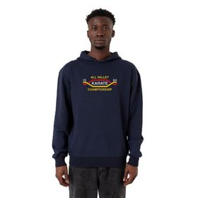 Tshirthane P23937S9295 Cobra Kai All Valley Karate Championship 1984 Lacivert 3 ip Kapüşonlu Erkek Sweatshirt