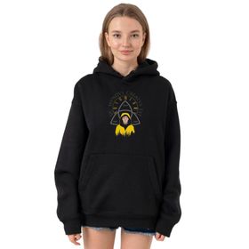 Tshirthane P23977S6879 Dark Jonas Sic Mundus Creatus Est Siyah 3 ip Kapüşonlu Kadın Sweatshirt