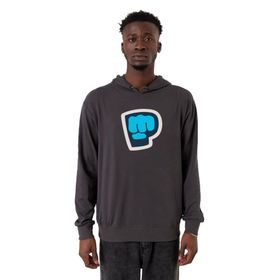 Tshirthane P24062S2639 PiewDiePie Active Füme 2 ip Kapüşonlu Erkek Sweatshirt