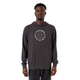 Tshirthane P24084S4792 Dark The Beginning Füme 2 ip Kapüşonlu Erkek Sweatshirt