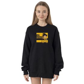 Tshirthane P24126S355 Siyah Kadın Sweatshirt