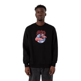 Tshirthane P24180S662 Siyah Erkek Sweatshirt