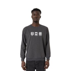 Tshirthane P24238S5878 Füme Erkek Sweatshirt