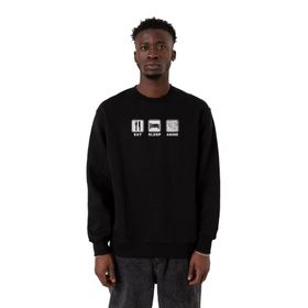 Tshirthane P24239S762 Siyah Erkek Sweatshirt
