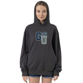 Tshirthane P24335S5511 Gen V Godolkin University Abbreviation Füme 2 ip Kapüşonlu Kadın Sweatshirt