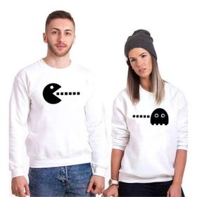 Tshirthane Pacman 2'li Sevgili Sweatshirt