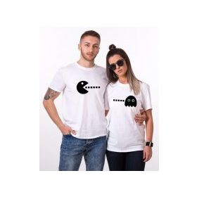 Tshirthane Pacman 2'li Sevgili T-shirt