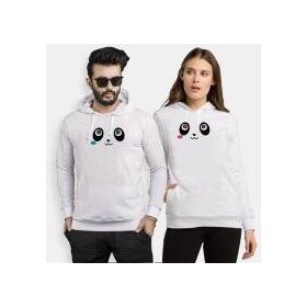 Tshirthane Panda Gözler 2'li Sevgili Sweatshirt