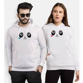 Tshirthane Panda Gözler 2'li Sevgili Sweatshirt