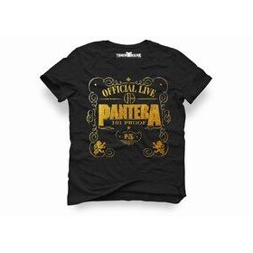Tshirthane Pantera 101 Proof Siyah Erkek T-shirt