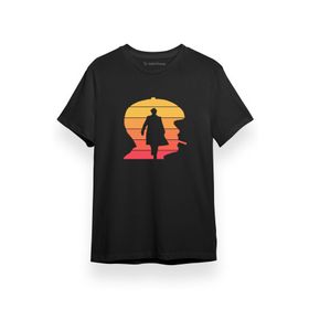 Tshirthane Peaky Blinders Retro Siyah Kısa Kol Erkek T-shirt
