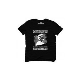 Tshirthane Peaky Blinders Tommy On A Gathering Storm Siyah Erkek T-shirt