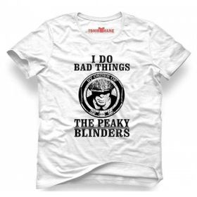 Tshirthane Peaky Blinders Tommy Shelby Cillian Murphy Sam Neill Helen Mccrory Siyah Erkek T-shirt