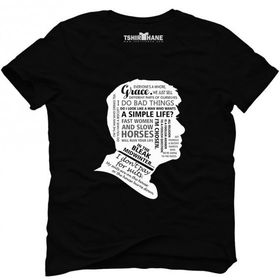 Tshirthane Peaky Blinders Tommy Shelby Quotes Siyah Erkek T-shirt