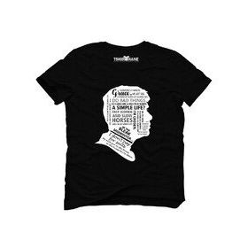 Tshirthane Peaky Blinders Tommy Shelby Quotes Siyah Erkek T-shirt