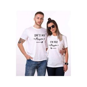 Tshirthane Person 2'li Sevgili T-shirt