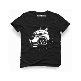 Tshirthane Pitbull Hate Siyah Erkek T-shirt