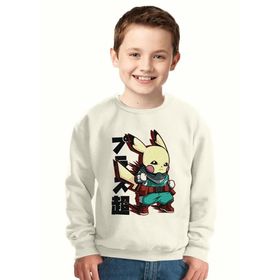 Tshirthane Pokemon Pikachu Çocuk Sweatshirt