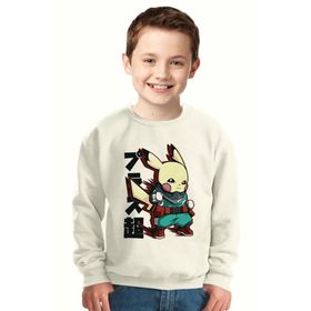 Tshirthane Pokemon Pikachu Çocuk Sweatshirt