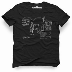Tshirthane Prison Break A Plan Black Siyah Erkek T-shirt