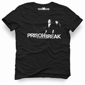 Tshirthane Prison Break After Show Siyah Erkek T-shirt