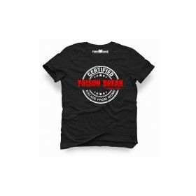 Tshirthane Prison Break Cerfified Siyah Erkek T-shirt
