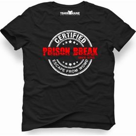 Tshirthane Prison Break Cerfified Siyah Erkek T-shirt