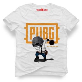 Tshirthane Pubg Dap Beyaz Erkek T-shirt