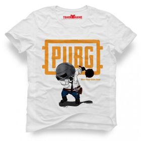 Tshirthane Pubg Dap Beyaz Erkek T-shirt