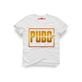 Tshirthane Pubg Logo Beyaz Erkek T-shirt