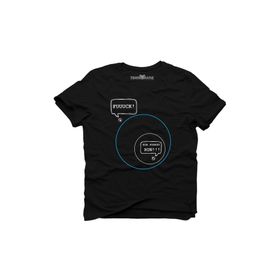 Tshirthane Pubg Mavi Alan Fu*k Koş Run Forest Siyah Erkek T-shirt