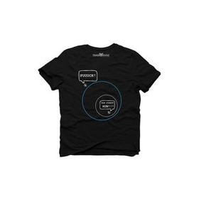 Tshirthane Pubg Mavi Alan Fu*k Koş Run Forest Siyah Erkek T-shirt