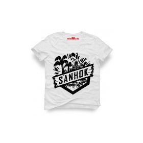 Tshirthane Pubg Sanhok Beyaz Erkek T-shirt