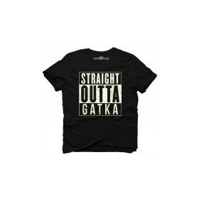 Tshirthane Pubg Straight Outta Pochinki Siyah Erkek T-shirt