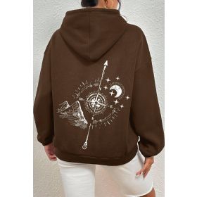 Tshirthane Pusula Sırt Baskılı Unisex Sweatshirt