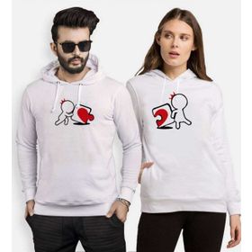 Tshirthane Puzzle Heart 2'li Sevgili T-shirt
